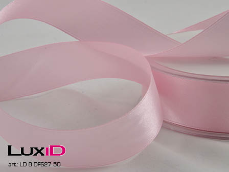 Double face satin 50 rose 25mm x 25m